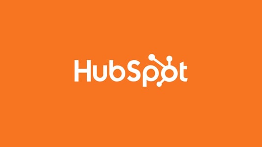 hubspot logo orange background